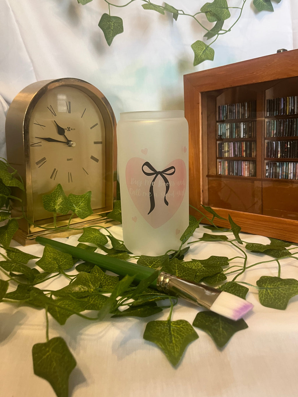 Buy me books glass