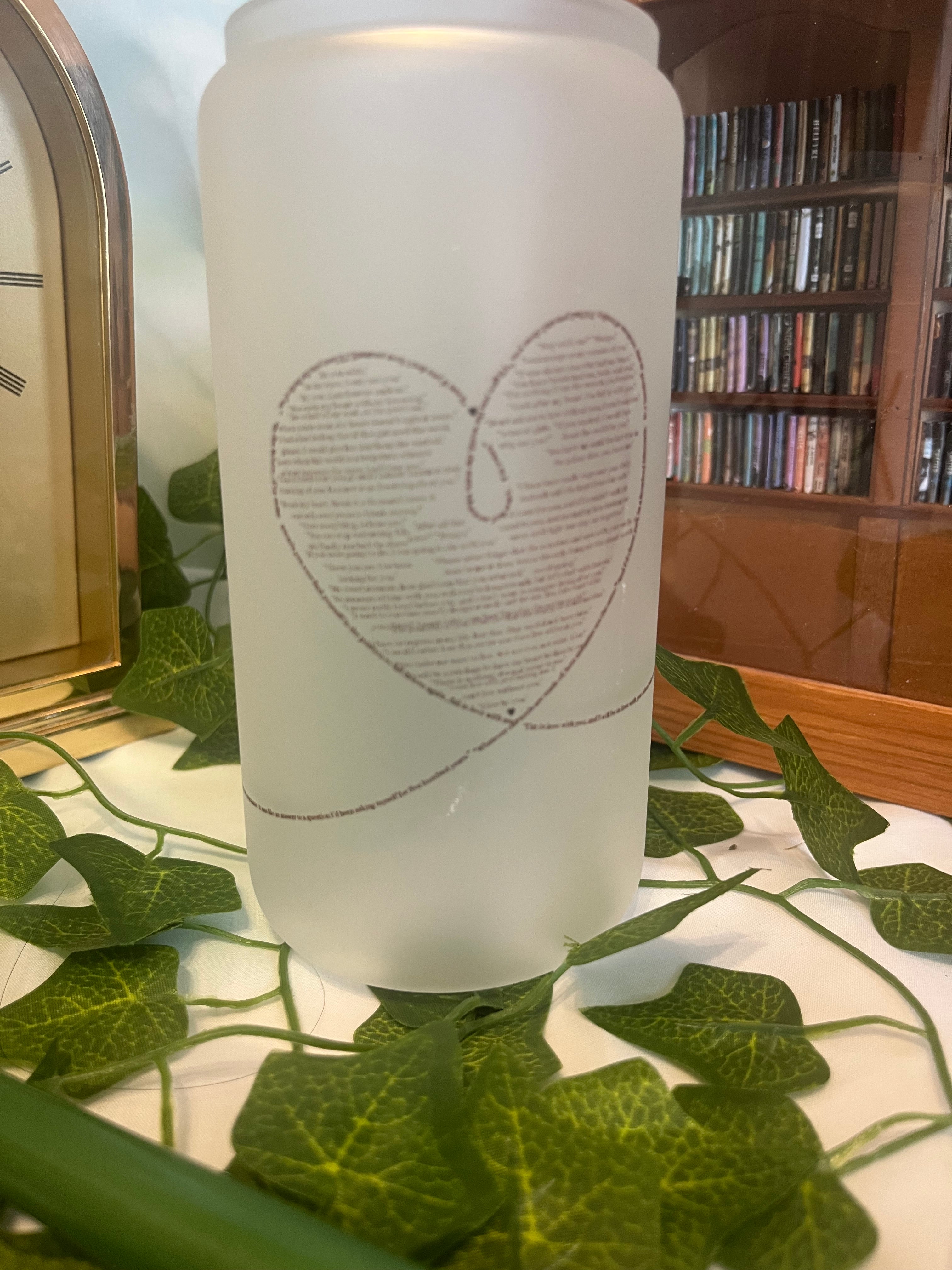 Xoxo glass